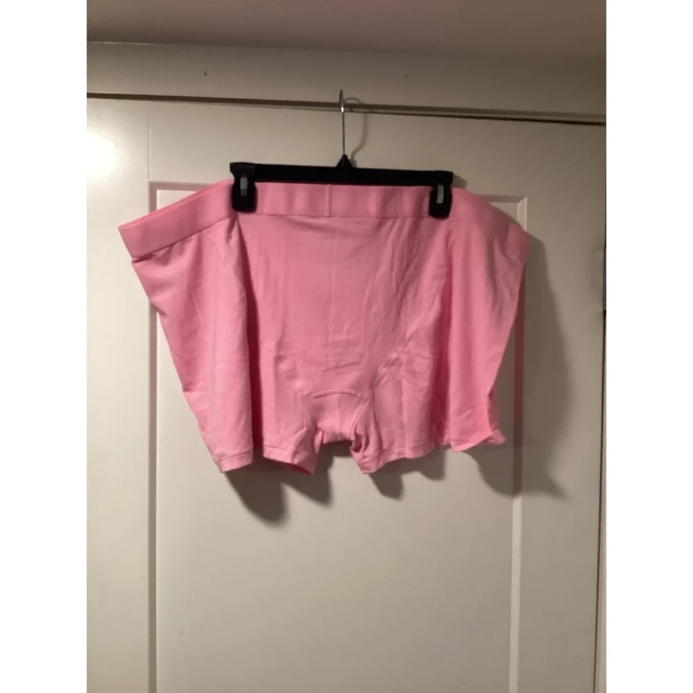 SKIMS Mens Cotton 3 Inch Boxer Brief Pink Size 5X Cotton Modal Stretch Underwear